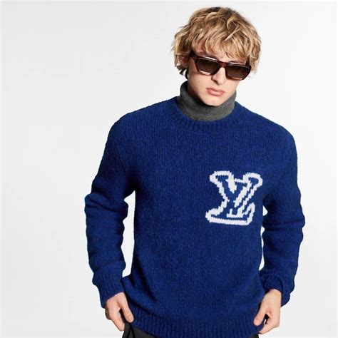 louis vuitton intarsia crewneck|louis vuitton sweater bag.